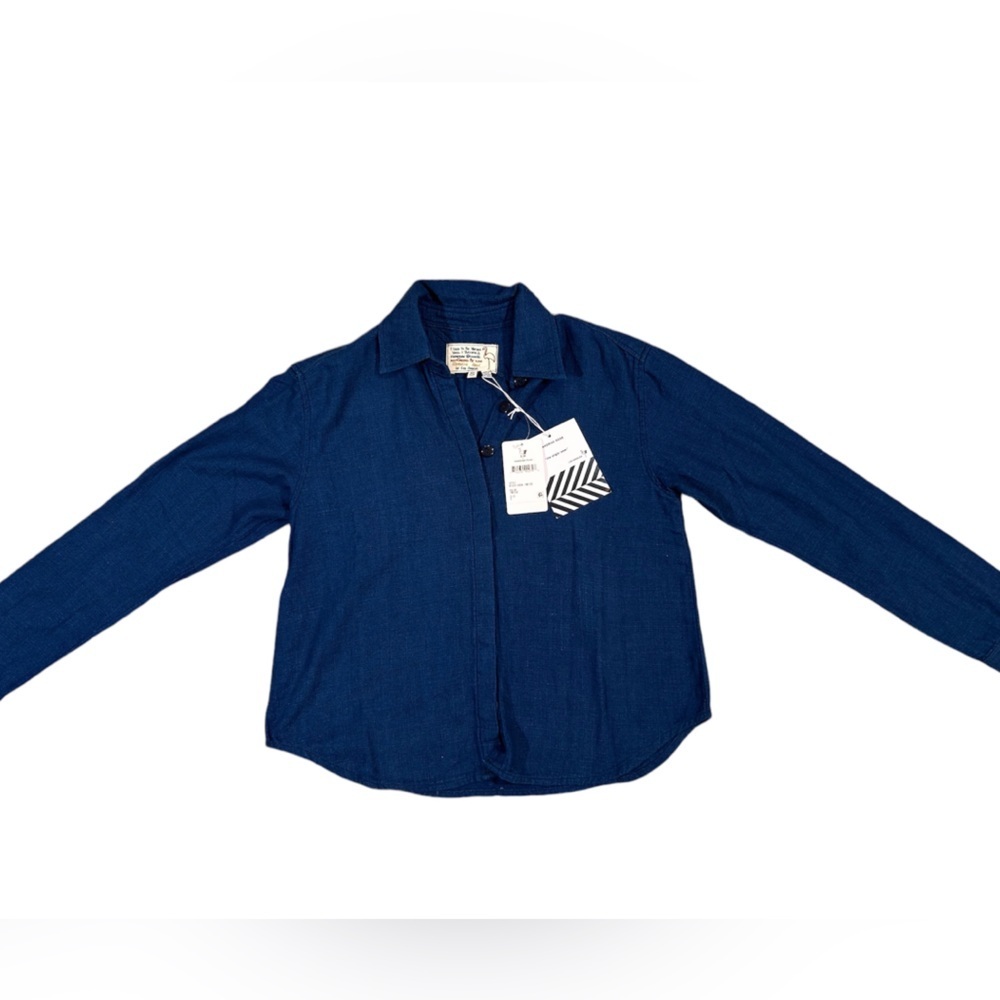 Sandrine Rose denim long sleeve button down